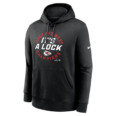 Nike Men's Chiefs Division Champs Trophy Coll Long Sleeve Hoodie