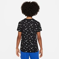 Nike Kids' AOP NSW Boxy 2 Short Sleeve Shirt