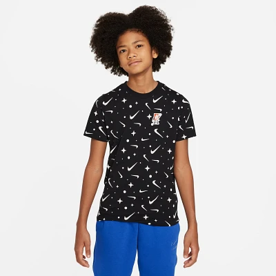 Nike Kids' AOP NSW Boxy 2 Short Sleeve Shirt