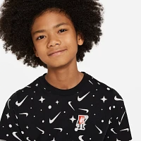 Nike Kids' AOP NSW Boxy 2 Short Sleeve Shirt