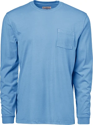 Magellan Outdoors Men's Shore & Line Washed Long Sleeve Pocket T-shirt