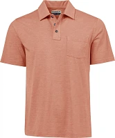 Magellan Men's Shore and Line Heather Short Sleeve Polo Shirt