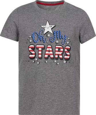 BCG Girls' U.S.A. Stars Graphic T-shirt