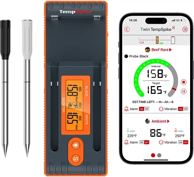 ThermoPro TP962W Twin TempSpike Wireless Meat Thermometer                                                                       