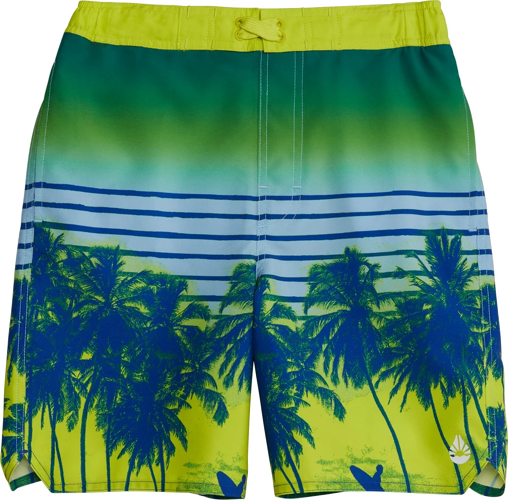 O'Rageous Boys' Sunset Strip Print True Boardshorts