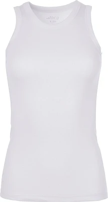 BCG Women's Sign High Neck Solid Rib Tank Top