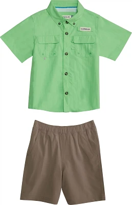 Magellan Outdoors Boys' Laguna Madre Short Sleeve Shirt and Shorts Set