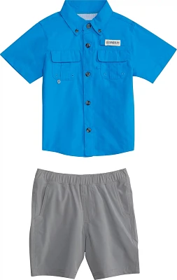 Magellan Outdoors Boys' Laguna Madre Short Sleeve Shirt and Shorts Set