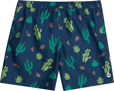 O'Rageous Men's Cactus Printed Volley Swim Shorts 6