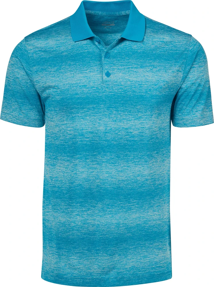 BCG Men's Golf Ombre Stripe Polo Shirt