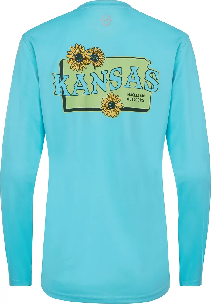 Magellan Women's Local State Kansas Long Sleeve Fishing Shirt