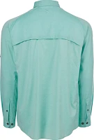 Magellan Outdoors Men's Heather Pro Angler Long Sleeve Fishing Shirt