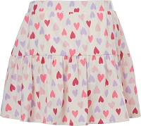 BCG Girls' Tiered Knit Printed Skort