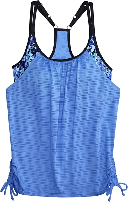 Gerry Women's Sprinkle Ruched 2For Tankini Top
