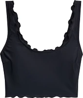 O'Rageous Juniors' Solids Ruffle Longline Swim Top