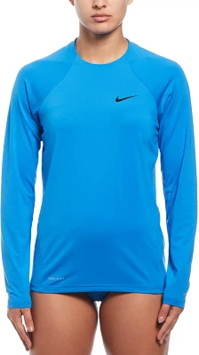 Nike Women's Essential Long Sleeve Hydroguard Rash Guard