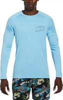 Nike Men's Swim Swoosh At Sea Long Sleeve Hydroguard