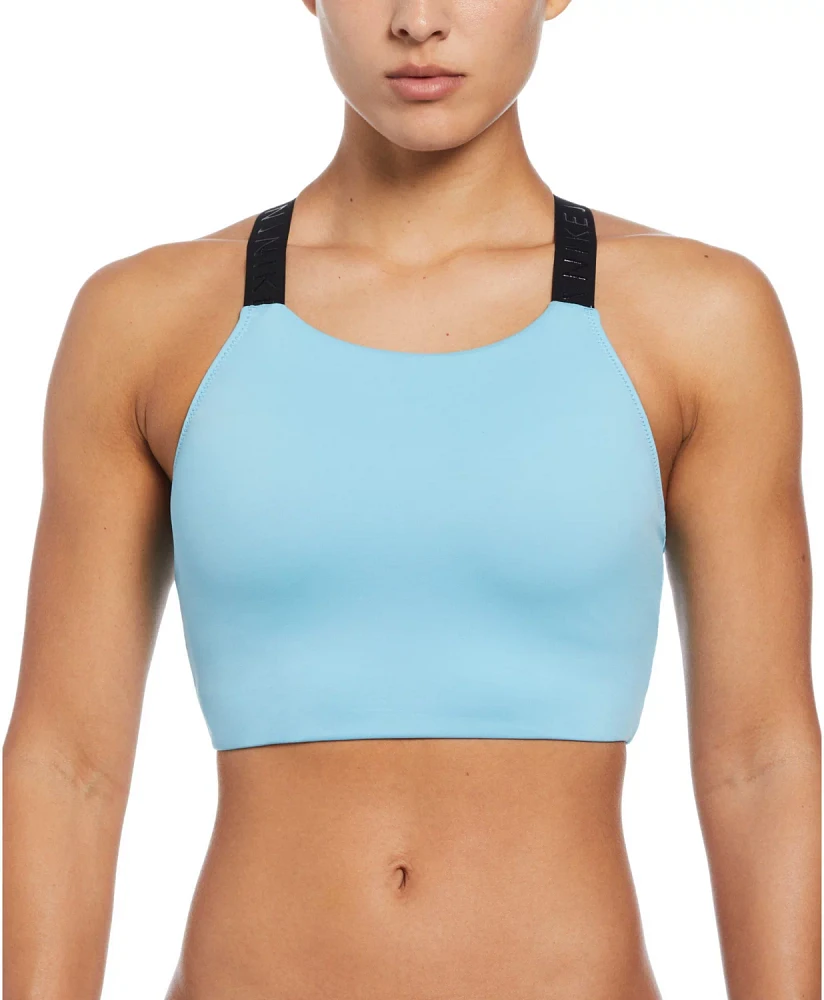 Nike Women's Hydralock Fusion High Neck Midkini Top