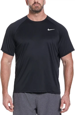 Nike Men's Big and Tall Swim Essential Short Sleeve Hydroguard Top
