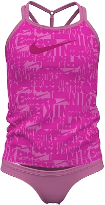 Nike Girls' Essential T-Crossback Tankini Set