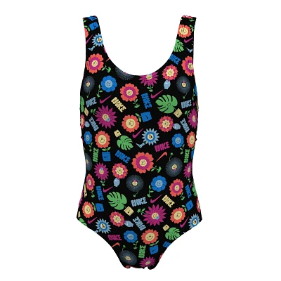 Nike Girls' Garden Party U-back 1-Piece Swimsuit