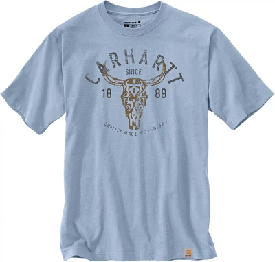 Carhartt Men's Montana Relaxed Fit Heavyweight Longhorn Graphic T-shirt