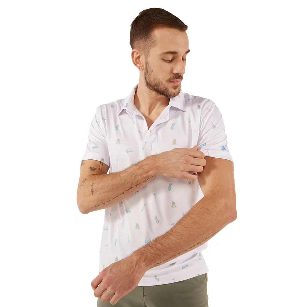 Chubbies Men's The Sweet Tee Performance 2.0 Polo Shirt