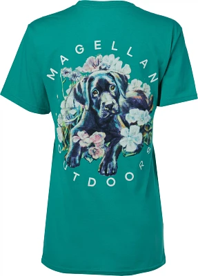 Magellan Outdoors Women's Floral Puppy T-shirt