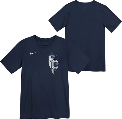 Nike Boys' Kansas City Royals Connect Wordmark Short Sleeve T-shirt