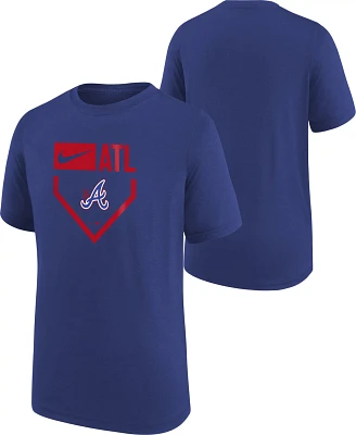 Nike Youth Atlanta Braves City Connect Icon Legend Short Sleeve T-shirt