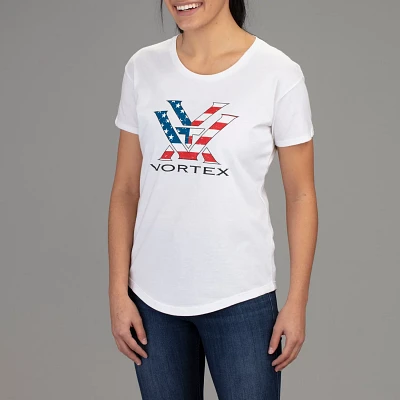 Vortex Women's Stars & Stripes Short Sleeve T-shirt