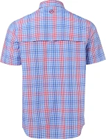 Magellan Outdoors Men's Southern Summer Gingham Plaid Short Sleeve Shirt