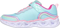 SKECHERS Girls' 4-7 Heart Light Retro Hearts Shoes                                                                              