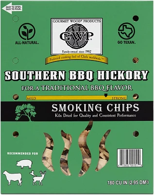 Gourmet Wood Southern BBQ Hickory 180 cu in Wood Chips                                                                          