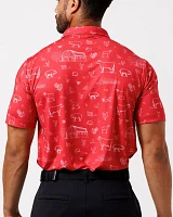 Waggle Golf Men's Old MacDonald Short Sleeve Polo Shirt