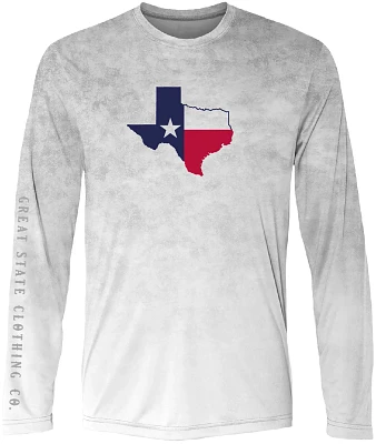 FLOGROWN Men's Great State Texas True Grit Performance Long Sleeve Shirt