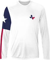 Great State Men's Texas Flag Sleeve Long-Sleeve Performance T-Shirt