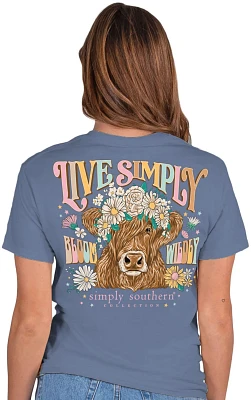 Simply Southern Women's Bloom Short-Sleeve T-Shirt