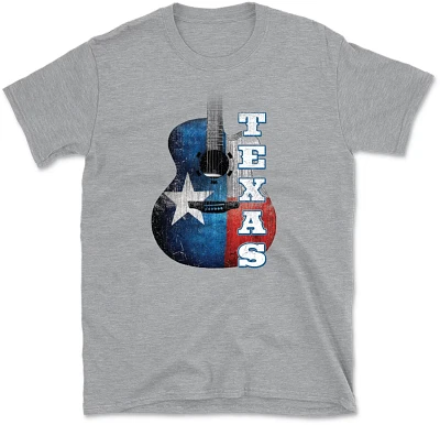 State Life Men's Texas Guitar Short Sleeve Graphic T-shirt