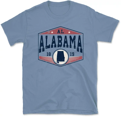 State Life Men's ALABAMA Hex Seal Short Sleeve Graphic T-shirt                                                                  