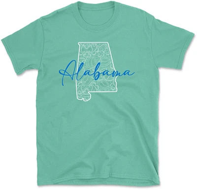State Life Women's Alabama Inside Lace Short Sleeve Graphic T-shirt