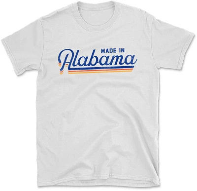 State Life Men's ALABAMA Retro Stripe Short Sleeve Graphic T-shirt                                                              