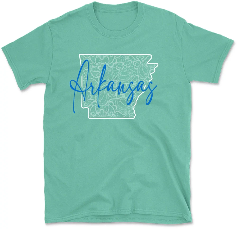 State Life Women's Arkansas Inside Lace Short Sleeve Graphic T-shirt