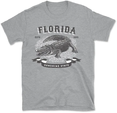 State Life Men's Florida GATOR CREST Short Sleeve Graphic T-shirt