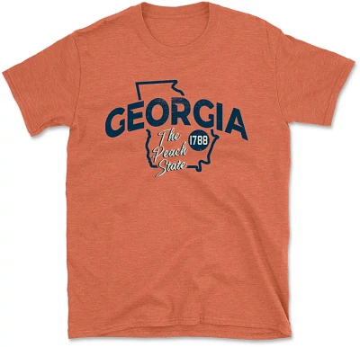 State Life Men's Georgia ROCK STAR Short Sleeve Graphic T-shirt