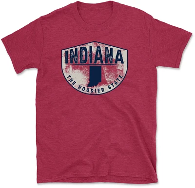 State Life Men's INDIANA CENTER CUT Short Sleeve Graphic T-shirt
