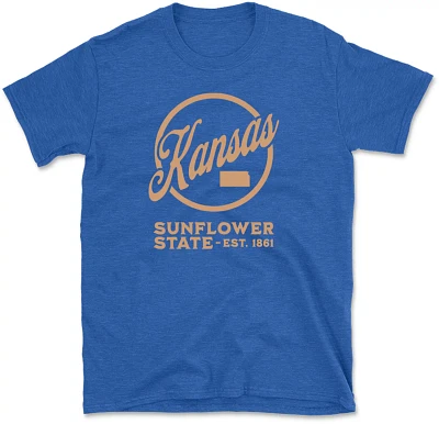 State Life Men's kANSAS PULL OVER Short Sleeve Graphic T-shirt