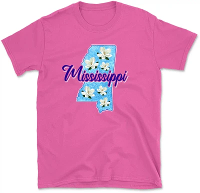 STATE Life Women's MISSISSIPPI FLOWER Short Sleeve Graphic T-shirt