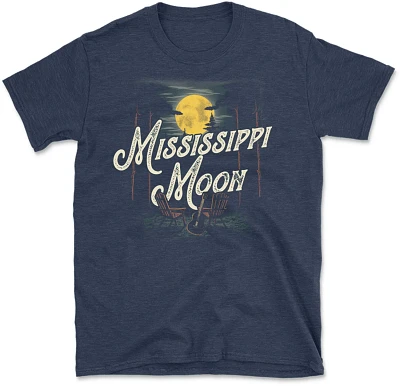 State Life Men's MISSISSIPPI MISSISSIPPPI MOON Short Sleeve Graphic T-shirt