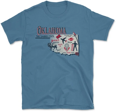 State Life Men's STATE LIFE M OKLAHOMA STATE ICONS Short Sleeve Graphic T-shirt                                                 